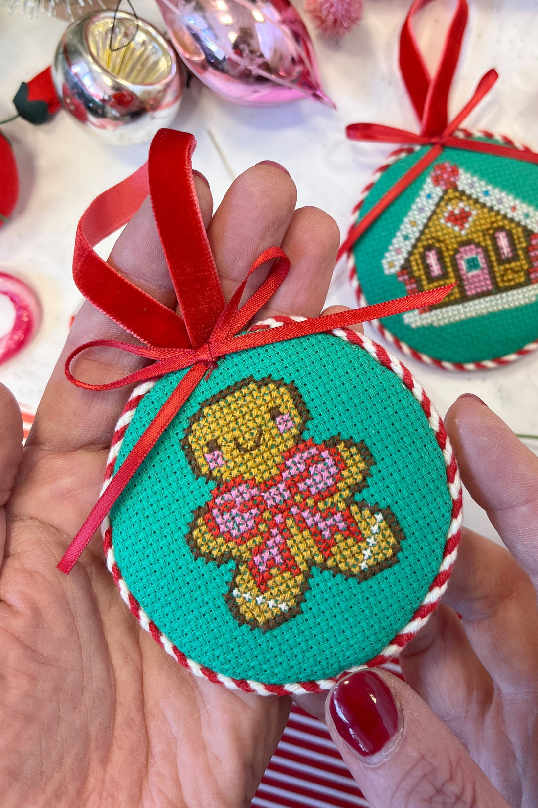 Inside December’s Gingerbread-Themed Stitch Mail Box!