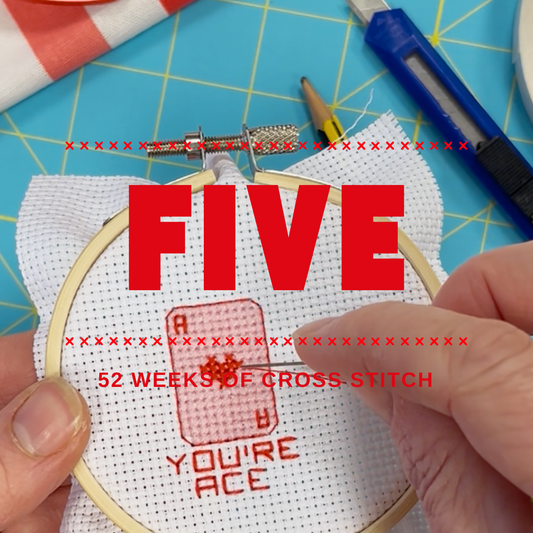 cross stitch design for valentines day.