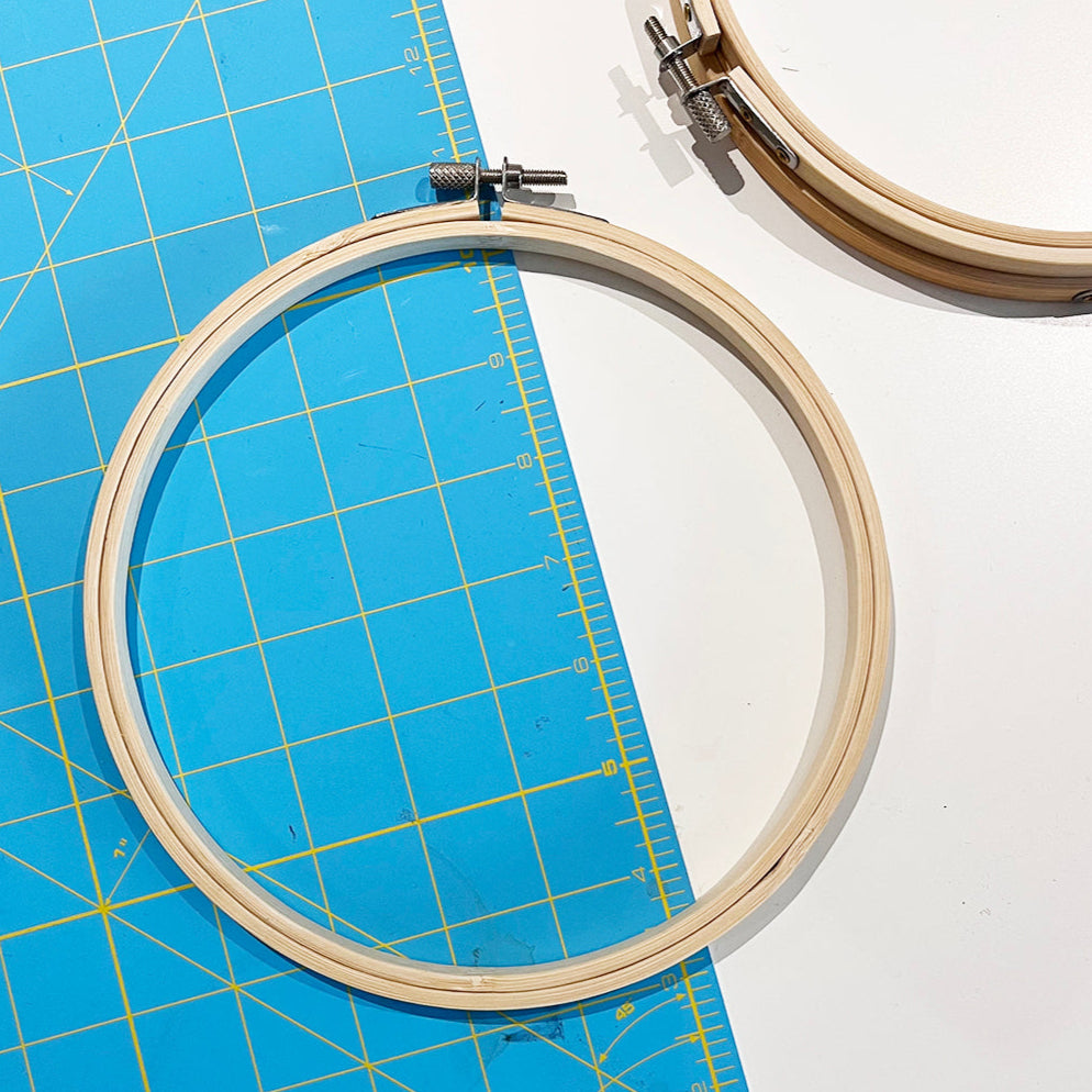 8" size embroidery hoop for cross stitch and embroidery projects