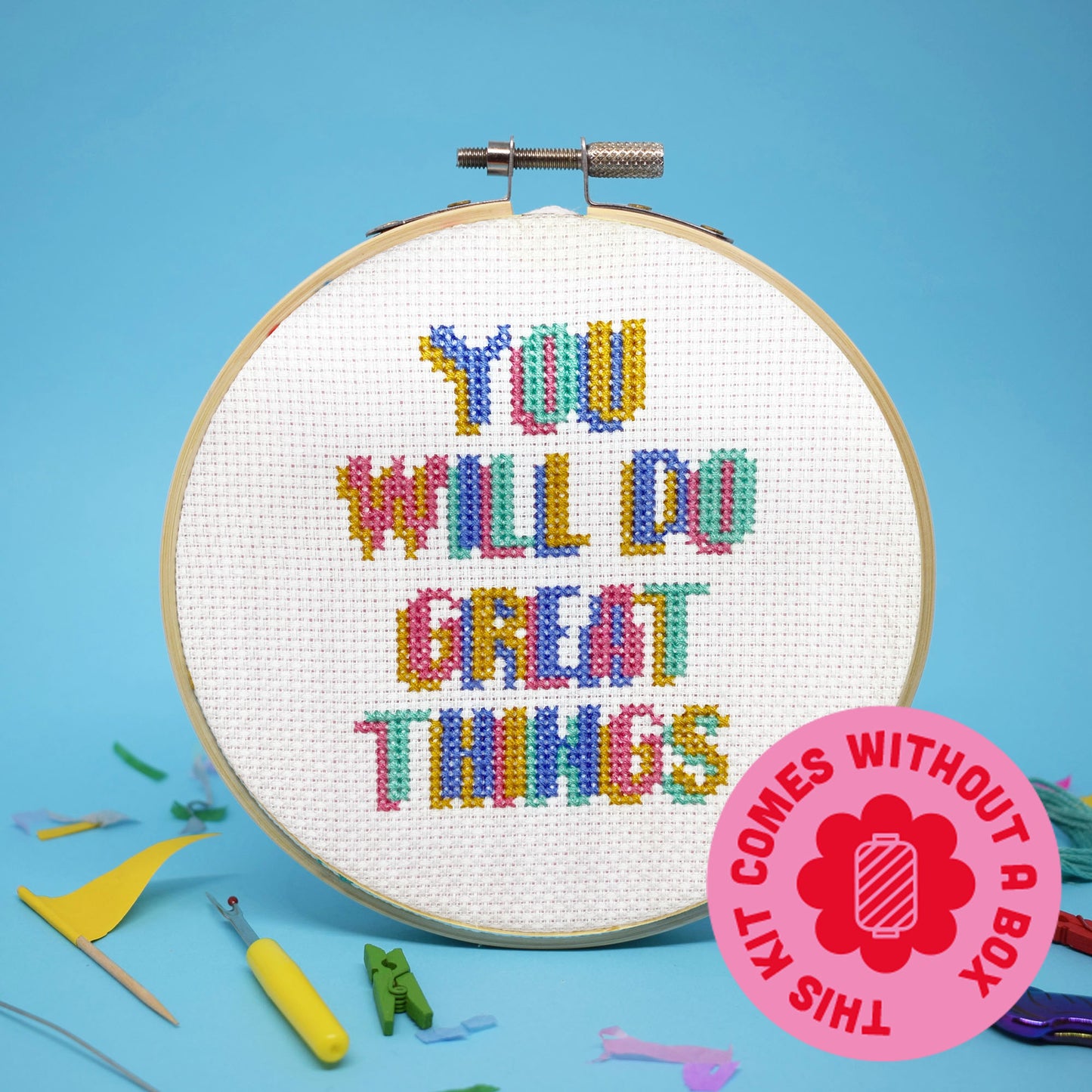 'You will do Great Things' Cross Stitch Kit