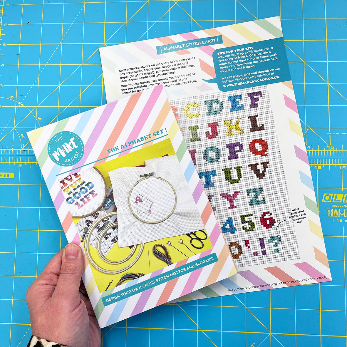 'Alphabet' Cross Stitch - Chart and Pattern only
