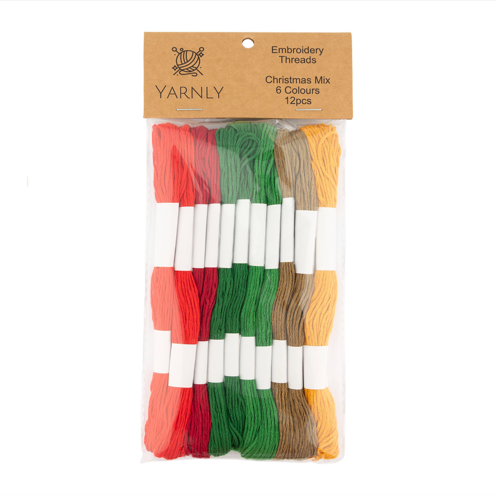Festive Brights Embroidery Threads