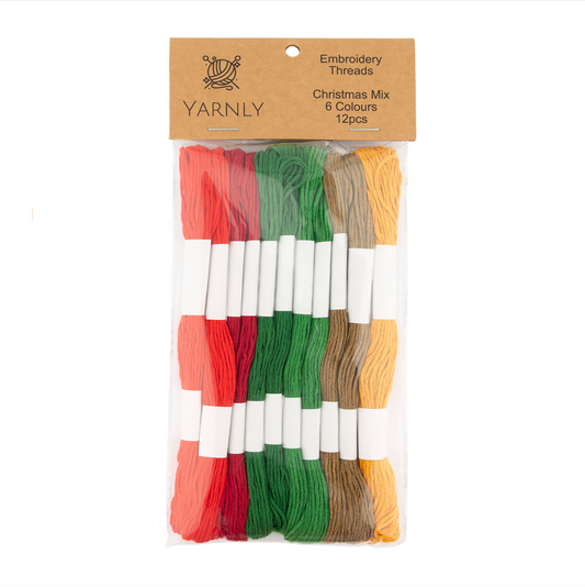 Festive Brights Embroidery Threads