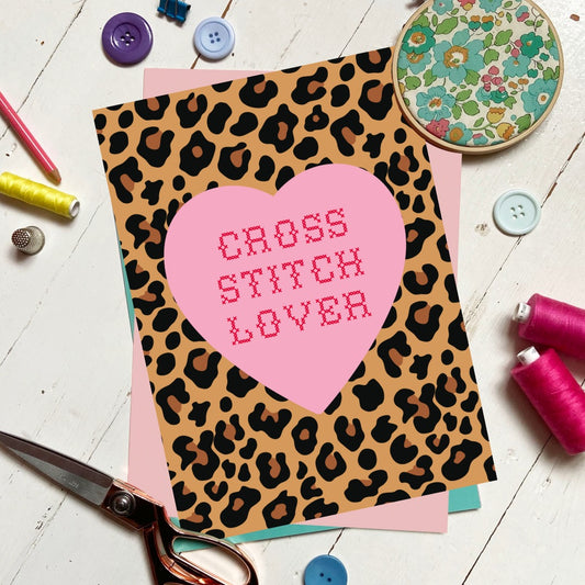 'Cross Stitch Lover' Stitchy Print