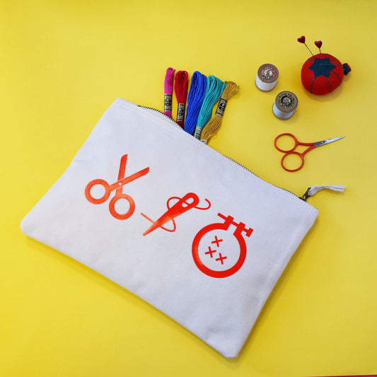 Sewing Icons - Large Craft Project Bag