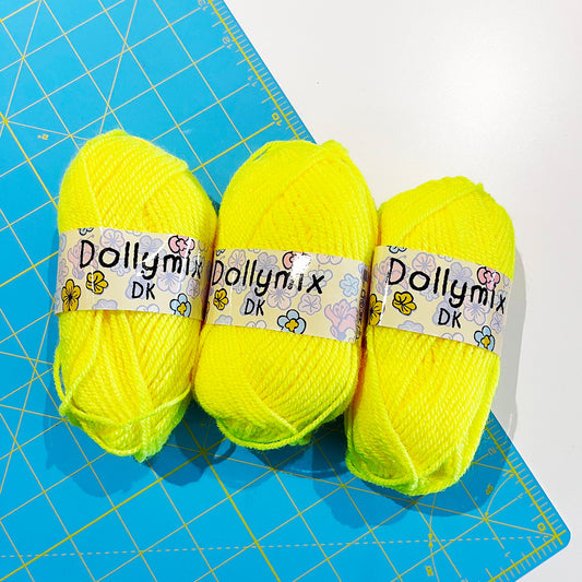 SALE! Yellow Yarn x 3