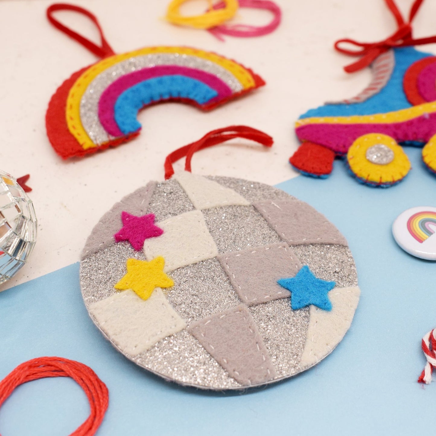 'Roller Disco' Felt Stitching Set