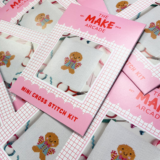 'Gingerbread' Mini Cross Stitch Kit