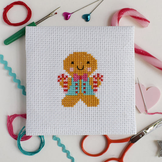 'Gingerbread' Mini Cross Stitch Kit