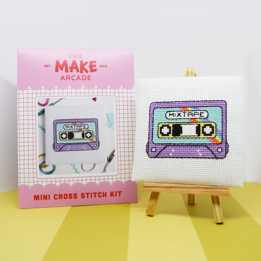 'Mixtape' Mini Cross Stitch Kit