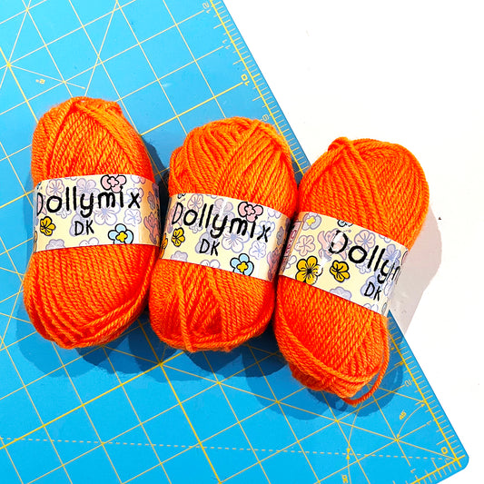 SALE! Orange Yarn x 3