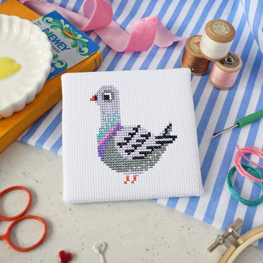 'Pigeon' Mini Cross Stitch Kit