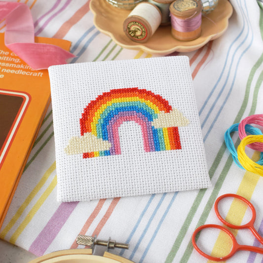 'Over the Rainbow' Mini Cross Stitch Kit