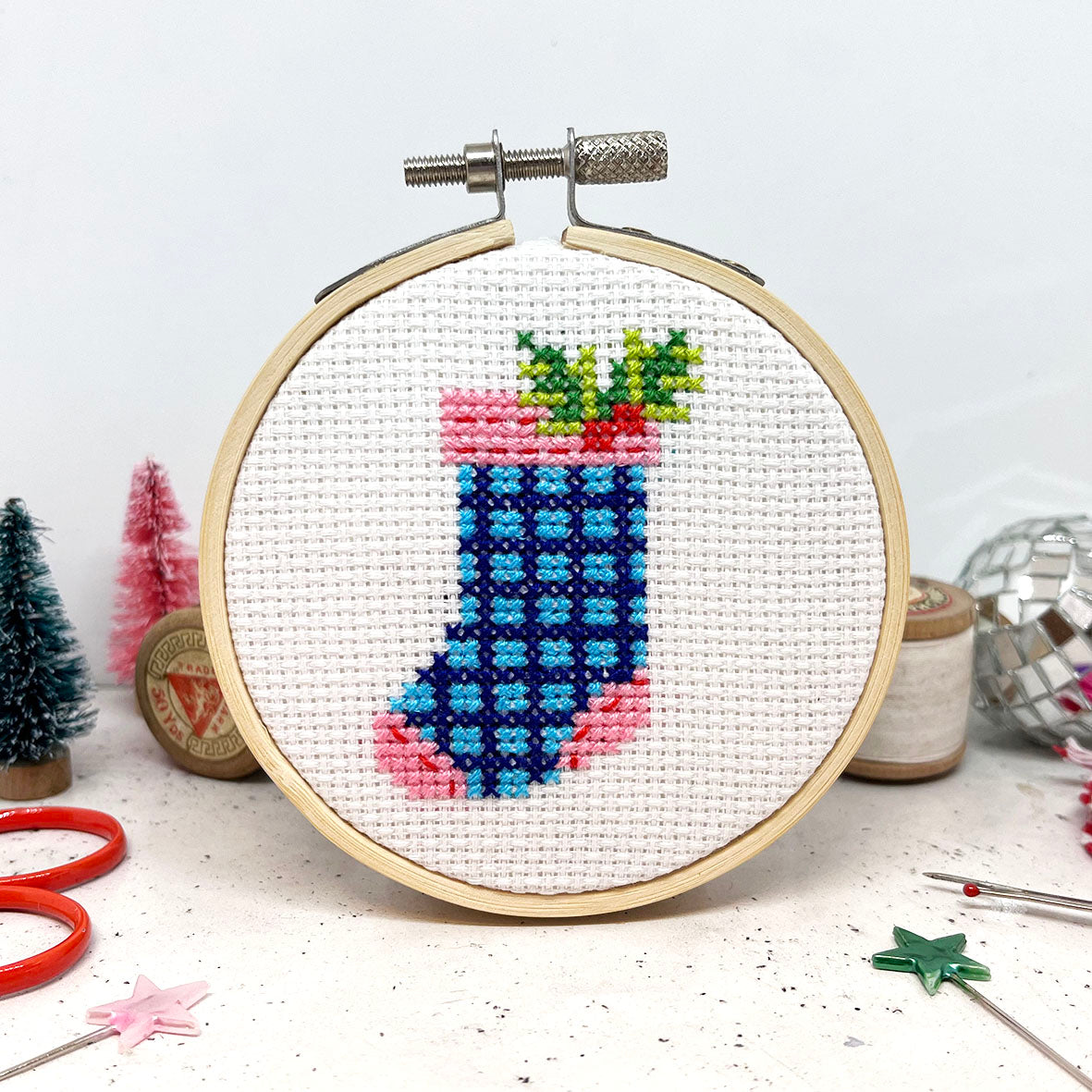 'Stocking' Cross Stitch - PDF Pattern – The Make Arcade