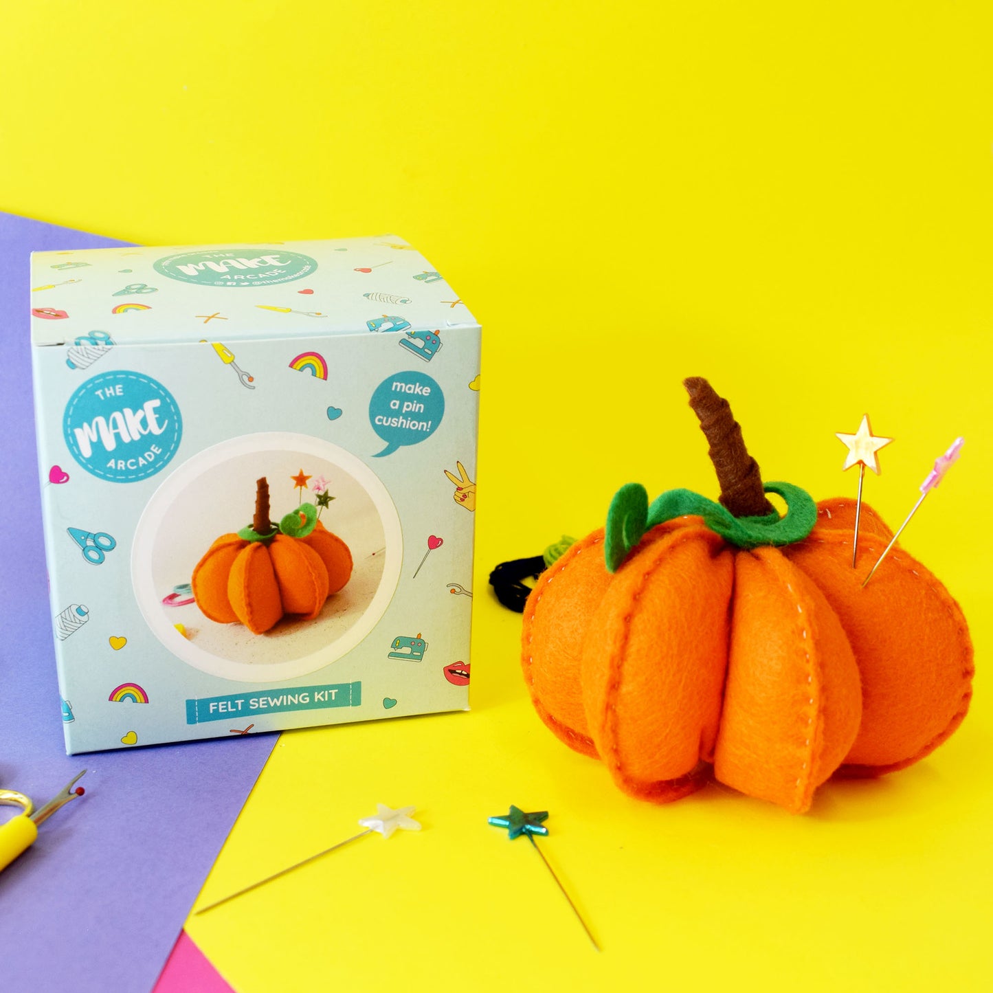 Pumpkin Pin Cushion Kit