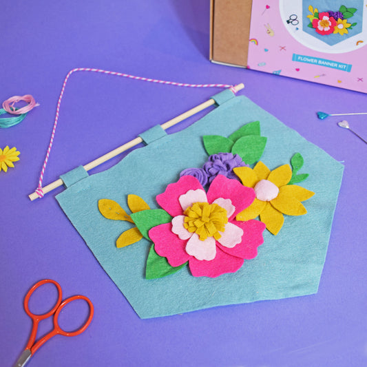 'Spring Flower' Banner Felt Craft Kit