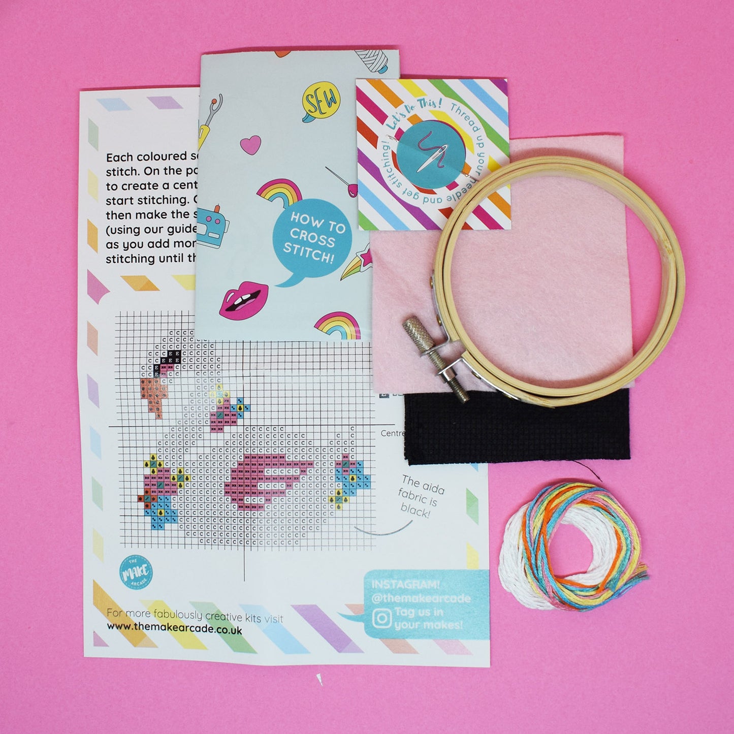 'Swan' Mini Cross Stitch Kit
