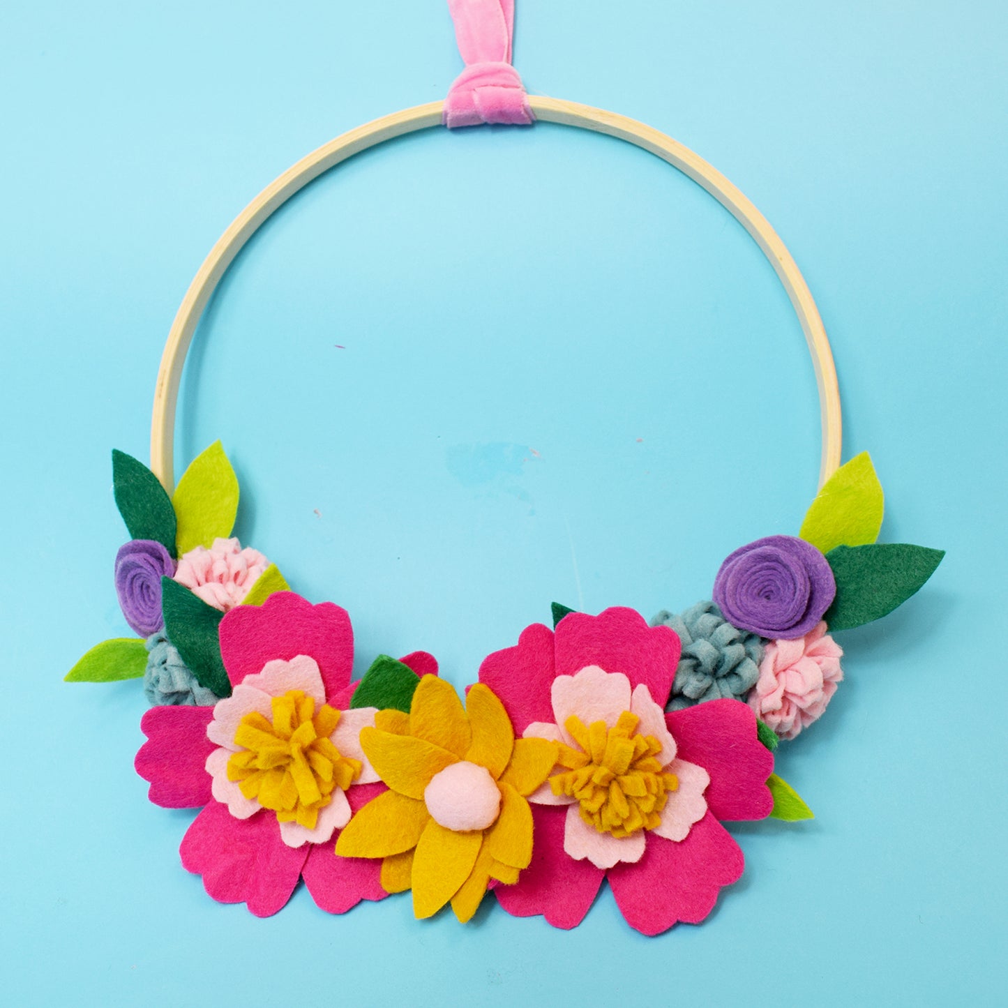 Spring Wreath Felt Craft Kit