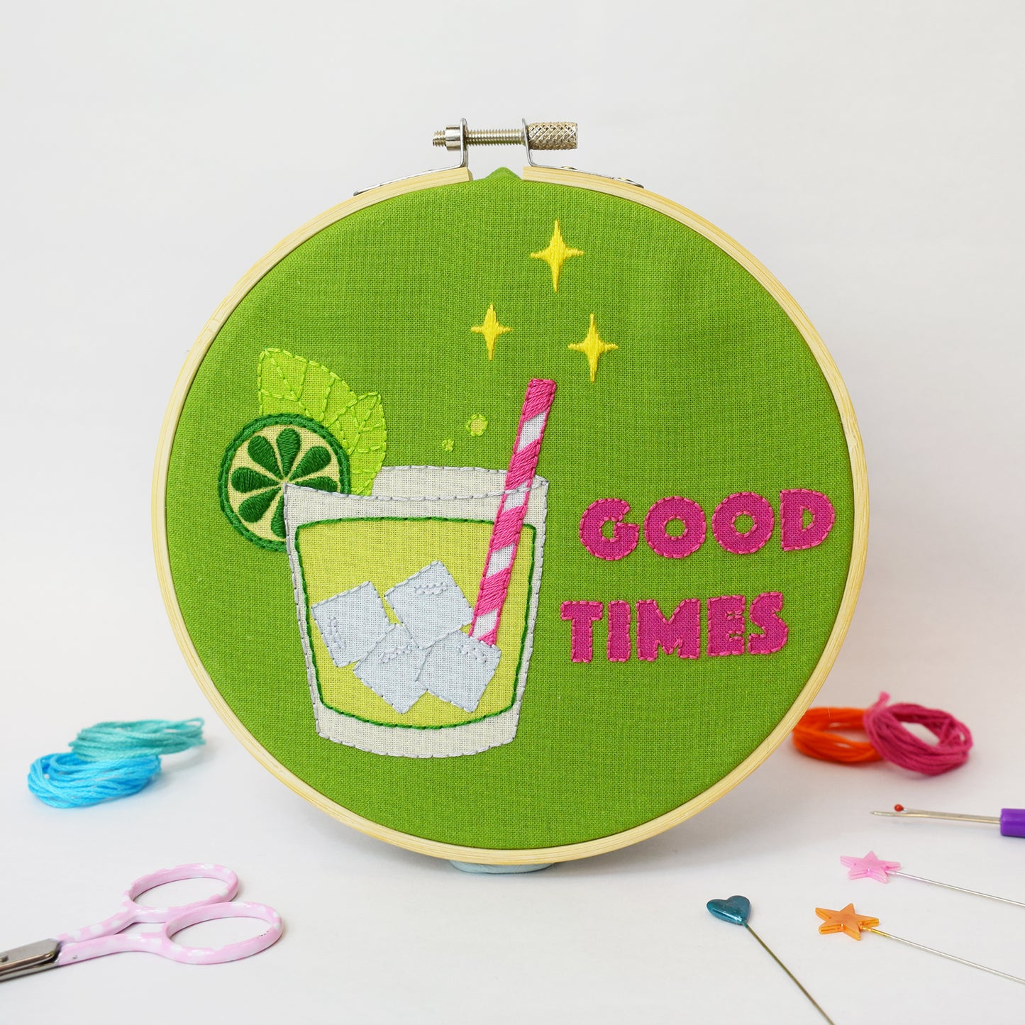 'Good Times' Large Embroidery Craft Kit