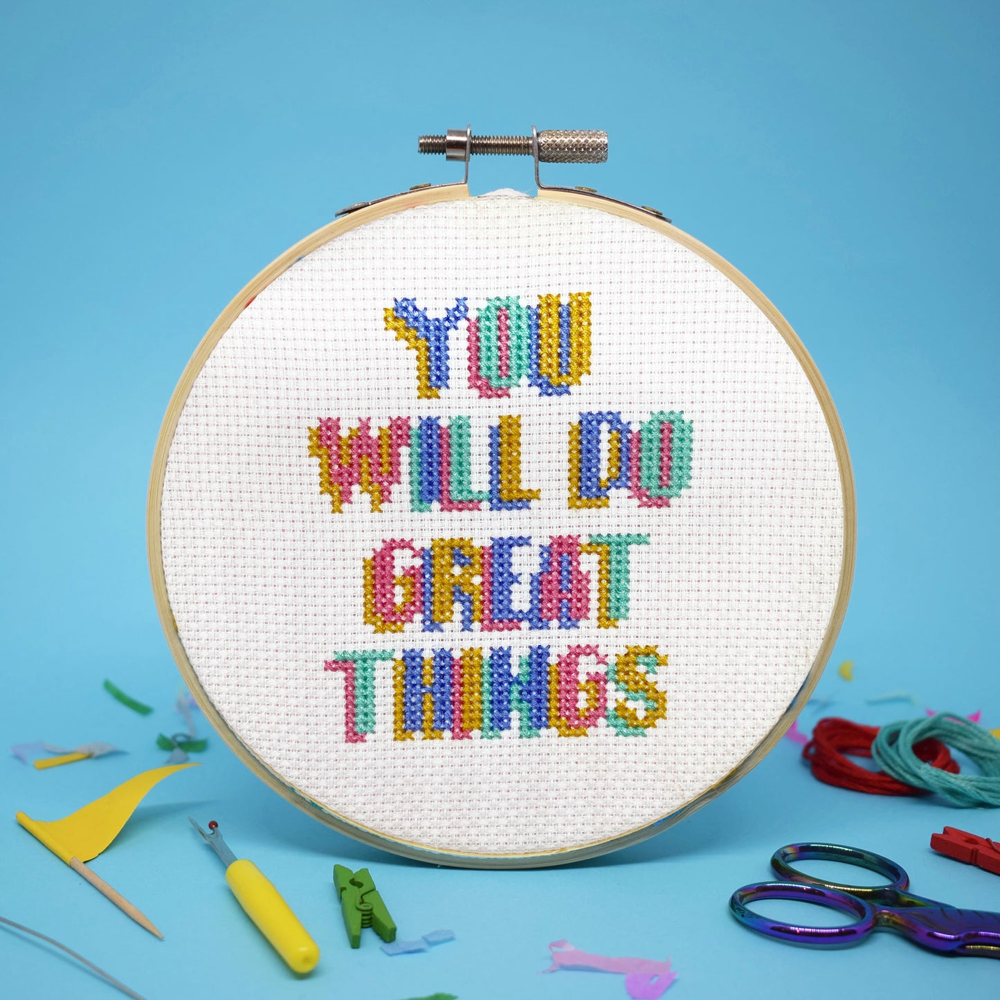 'You will do Great Things' Cross Stitch Kit