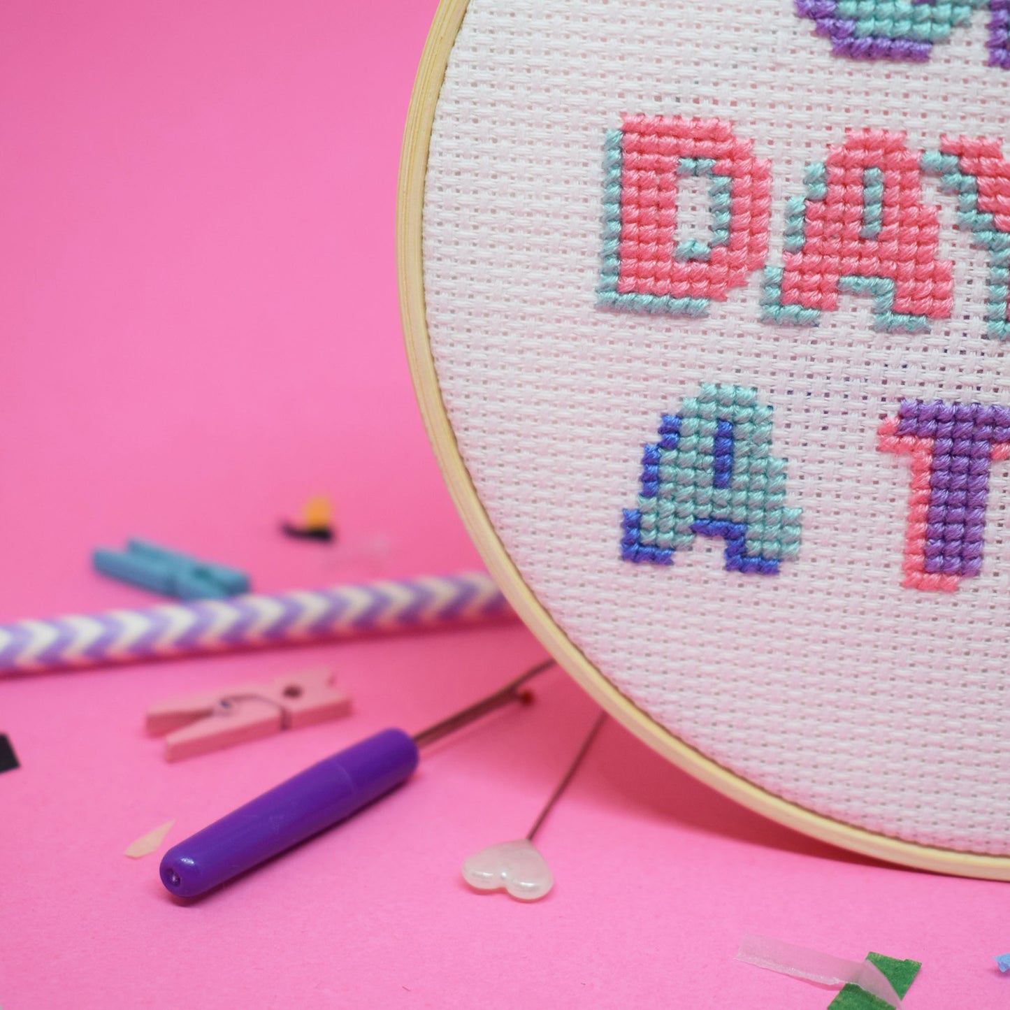 'One Day at a Time' Cross Stitch Kit