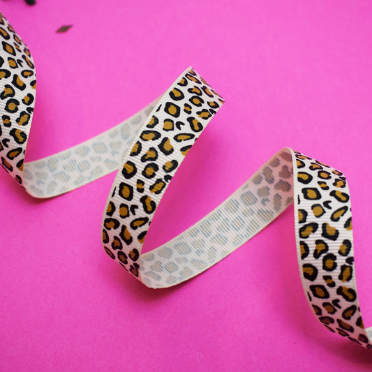 Leopard Print Ribbon