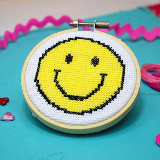 'Smile' Mini Cross Stitch Kit