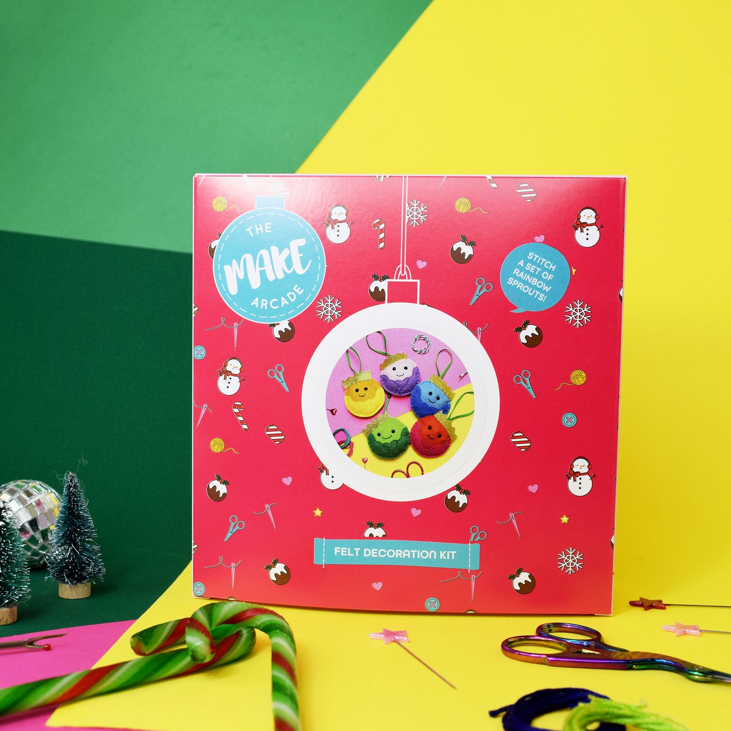 'Rainbow Sprout' Felt Decoration Kit