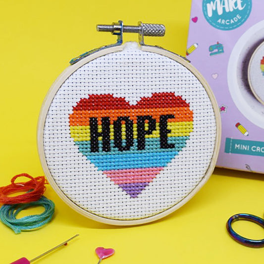 'Hope Heart' Mini Cross Stitch Kit