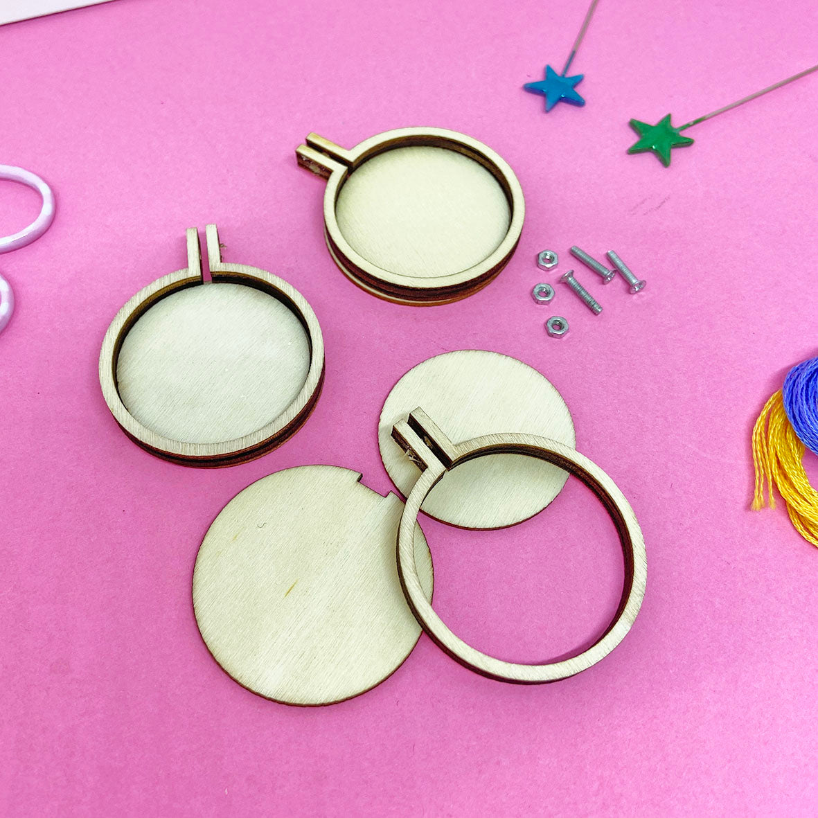 Mini Embroidery Hoop Set