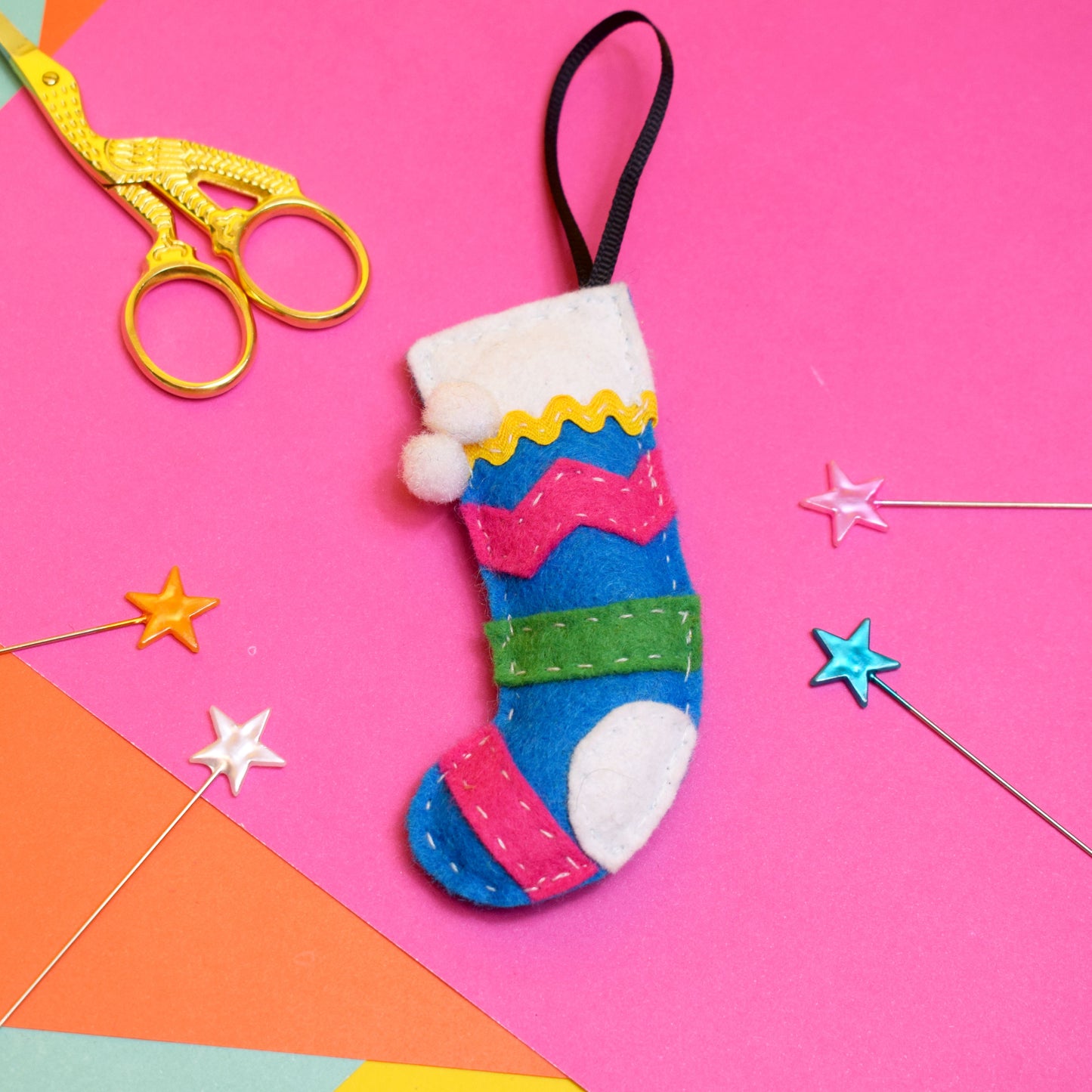 'Stocking' Mini Felt Decoration Kit