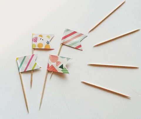 Cute Flag Cake Toppers!