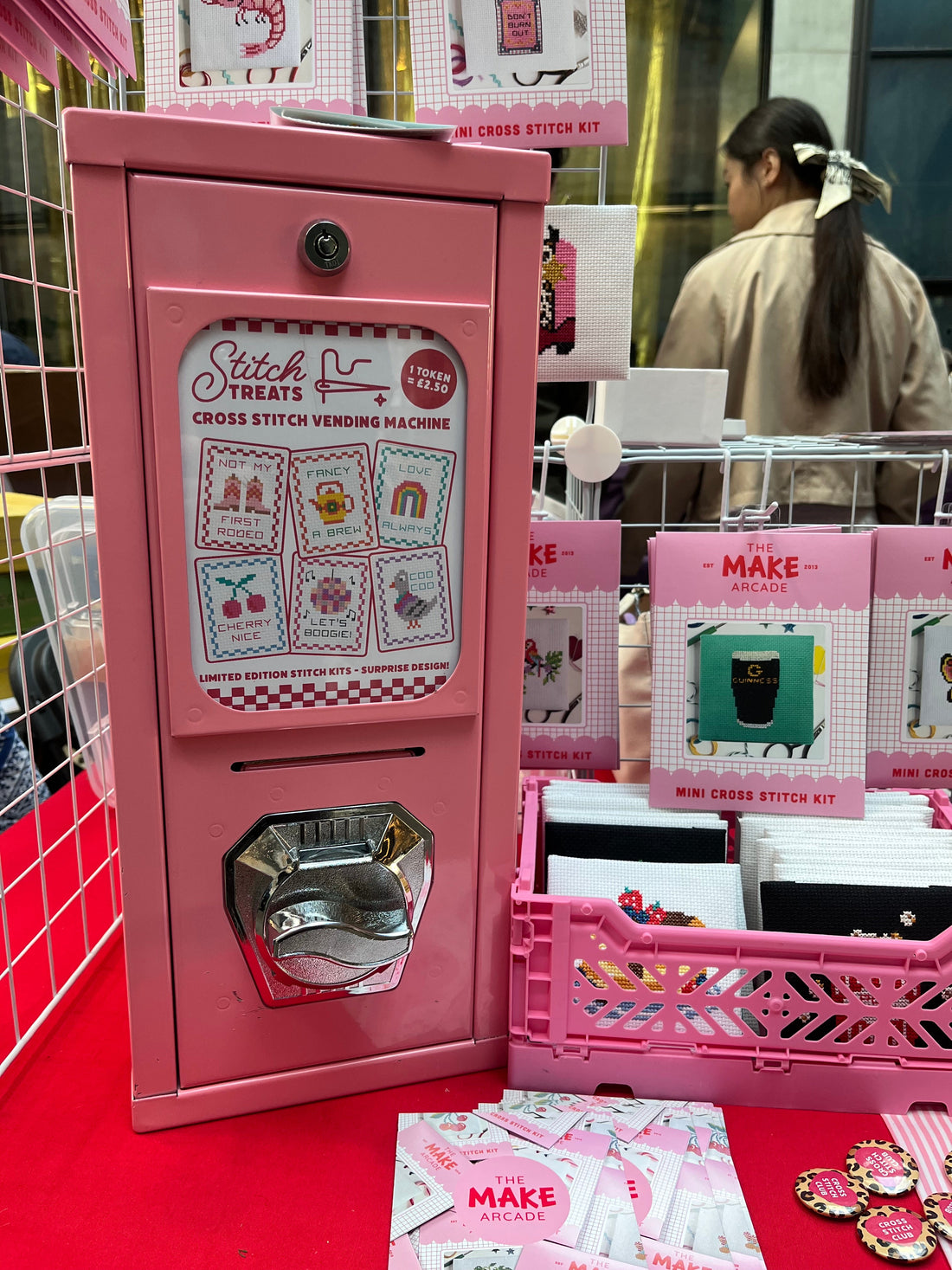 Meet Beryl: The Cross Stitch vending machine!