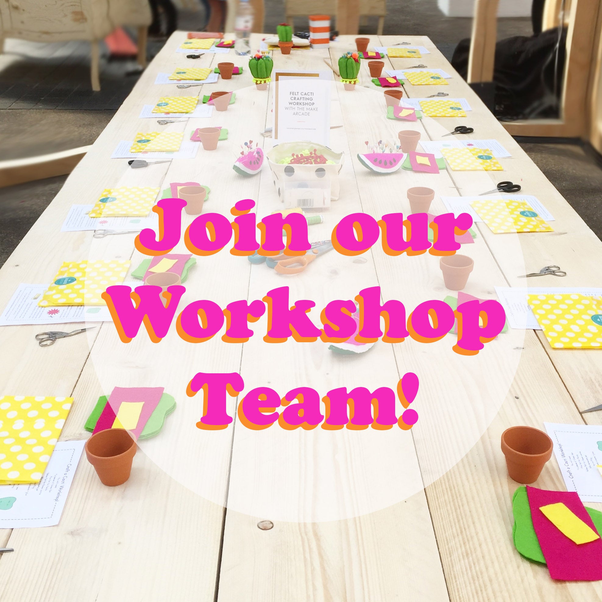 We are Hiring - Join our Workshop Team! – The Make Arcade