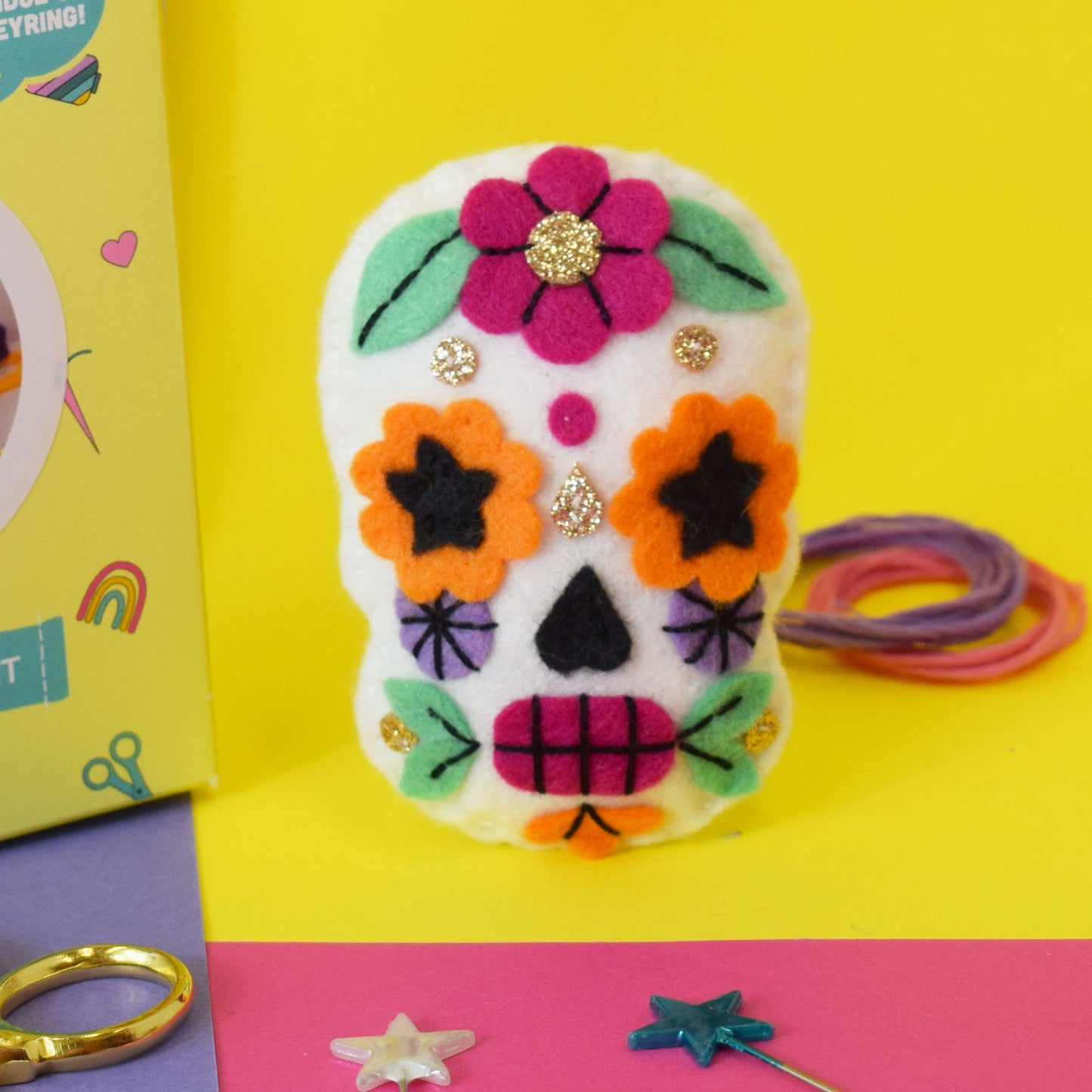 Spooky Stitching - Sugar Skull Mini Sewing Kit