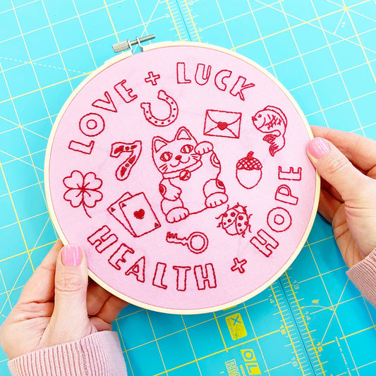 Be Lucky Large Embroidery Kit