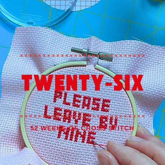 Mini Stitch Project - TWENTY SIX