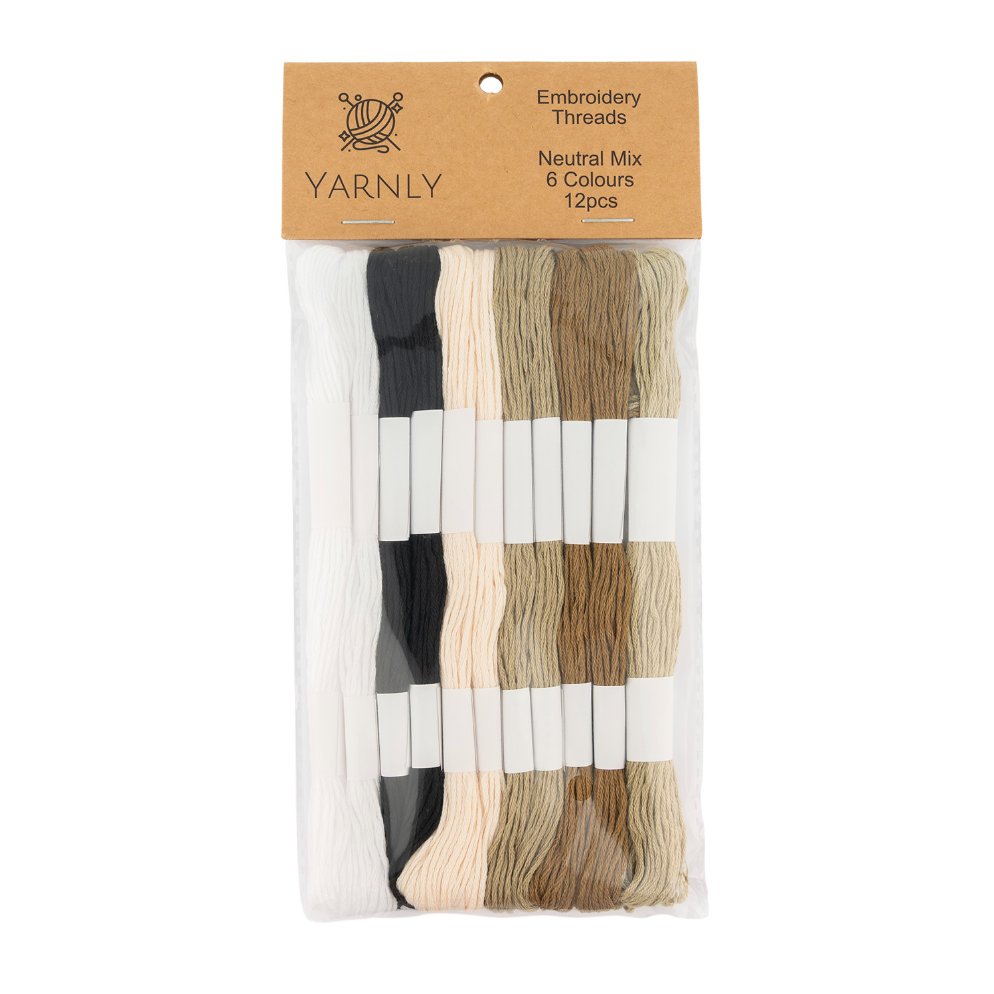 All the Neutrals Embroidery Threads