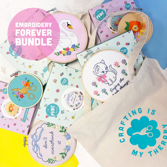 'Embroidery Forever' DIY Craft Kit Bundle