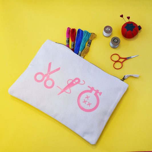 Sewing Icons - Large Craft Project Bag