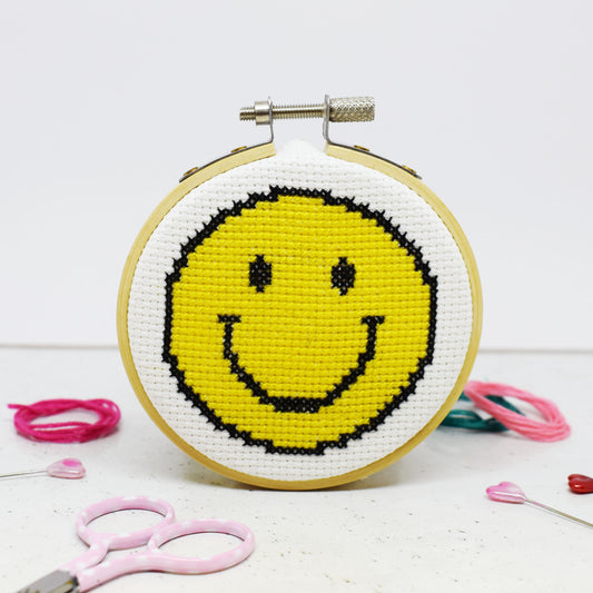'Smile' Mini Cross Stitch - PDF Pattern