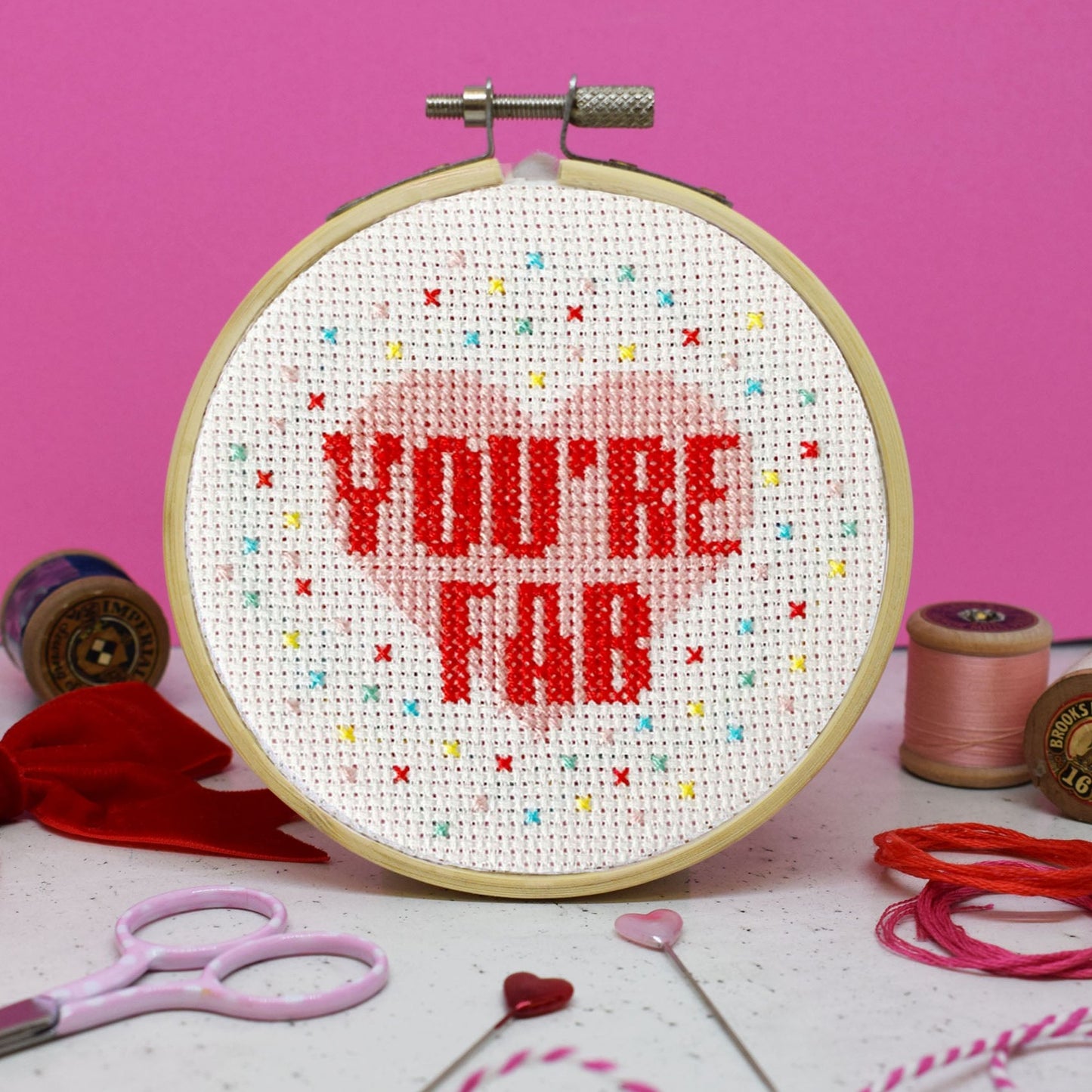 'You're Fab' Cross Stitch Kit