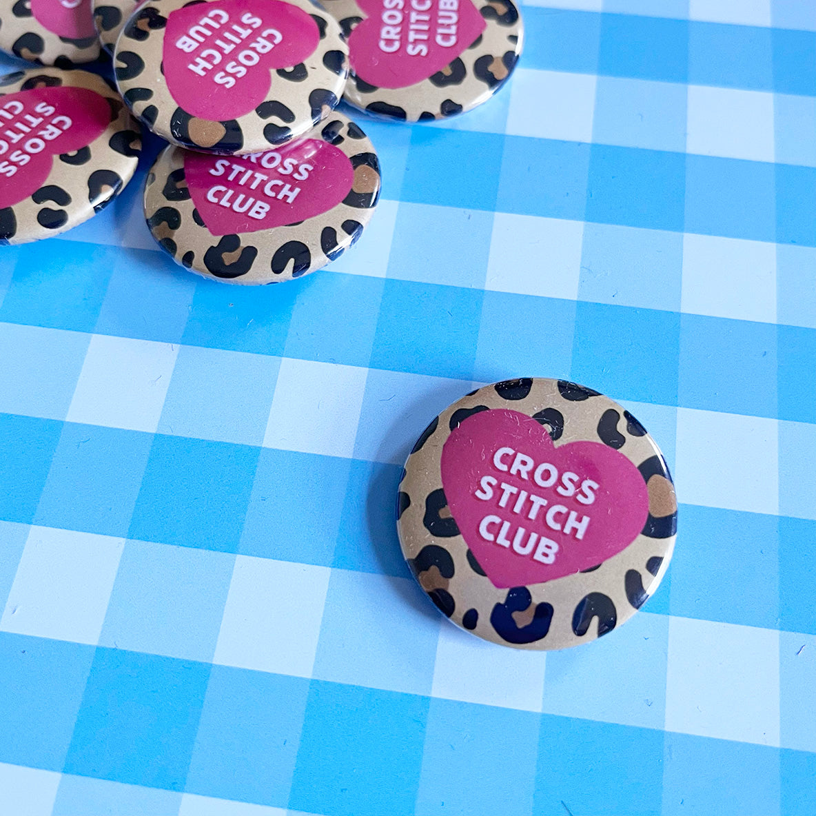 Cross Stitch Club Pin Badge