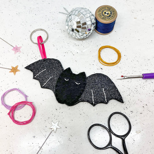 Felt Bat Keyring Craft Kit