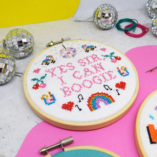 'Yes sir, I can Boogie' Large Cross Stitch Kit