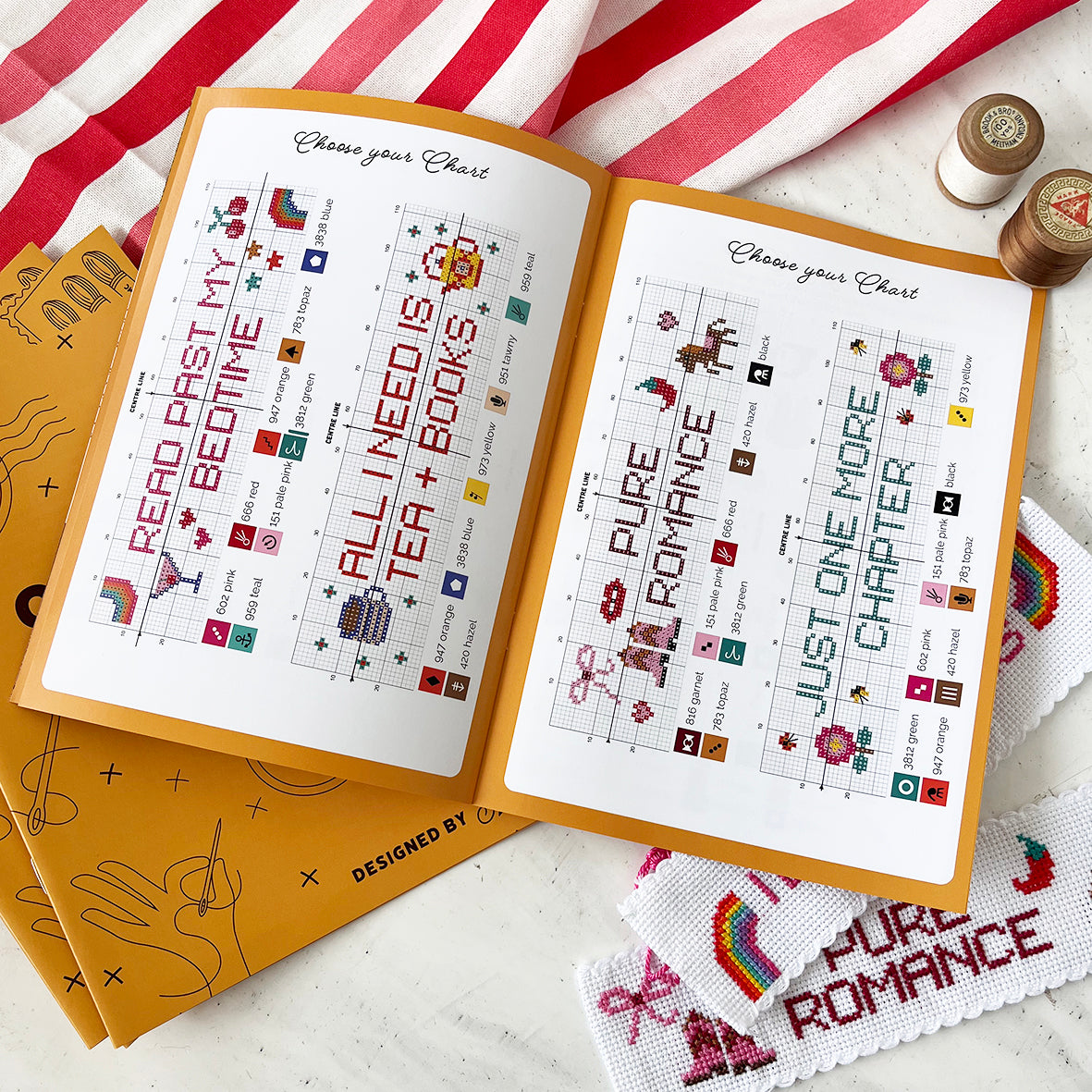 Cross Stitch Bookmark Pattern Book