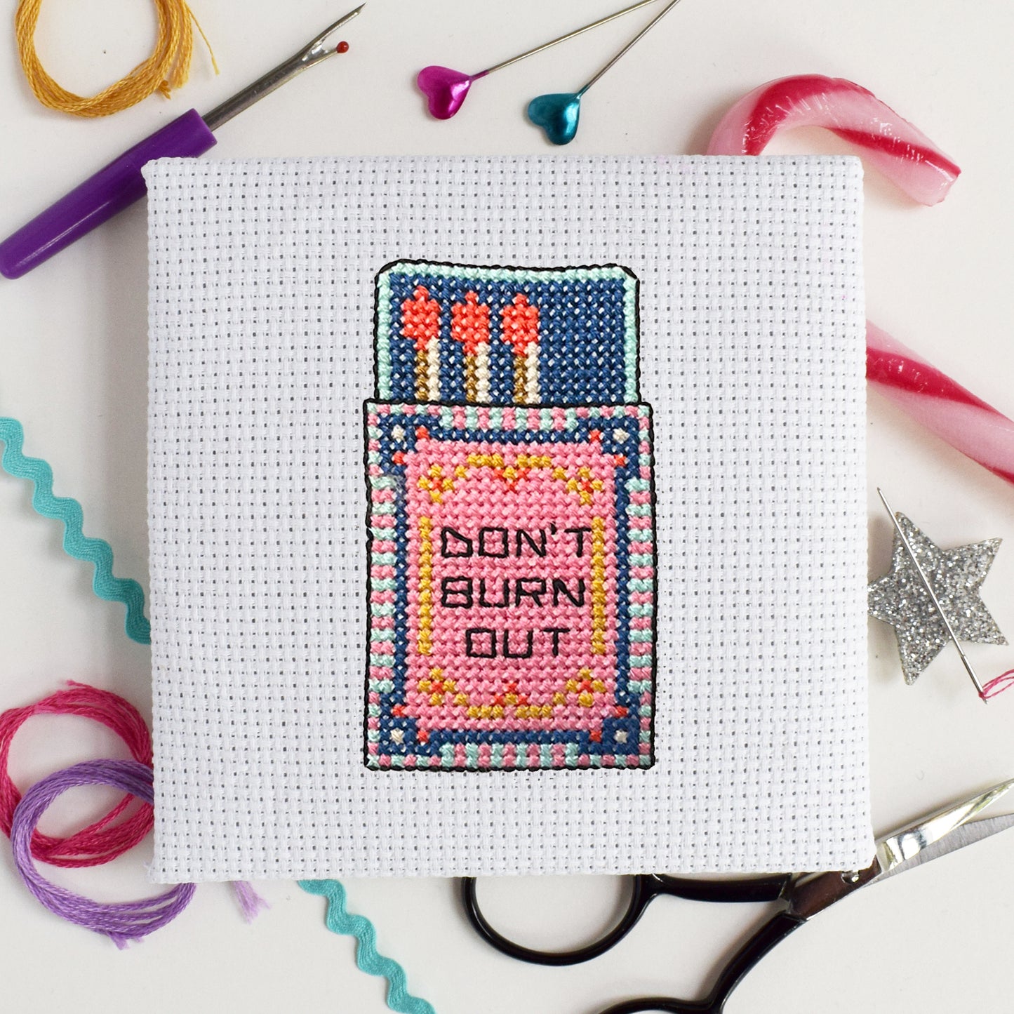 'Matchbox' Mini Cross Stitch Kit