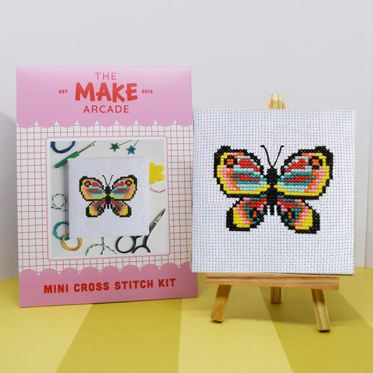 'Butterfly' Mini Cross Stitch Kit
