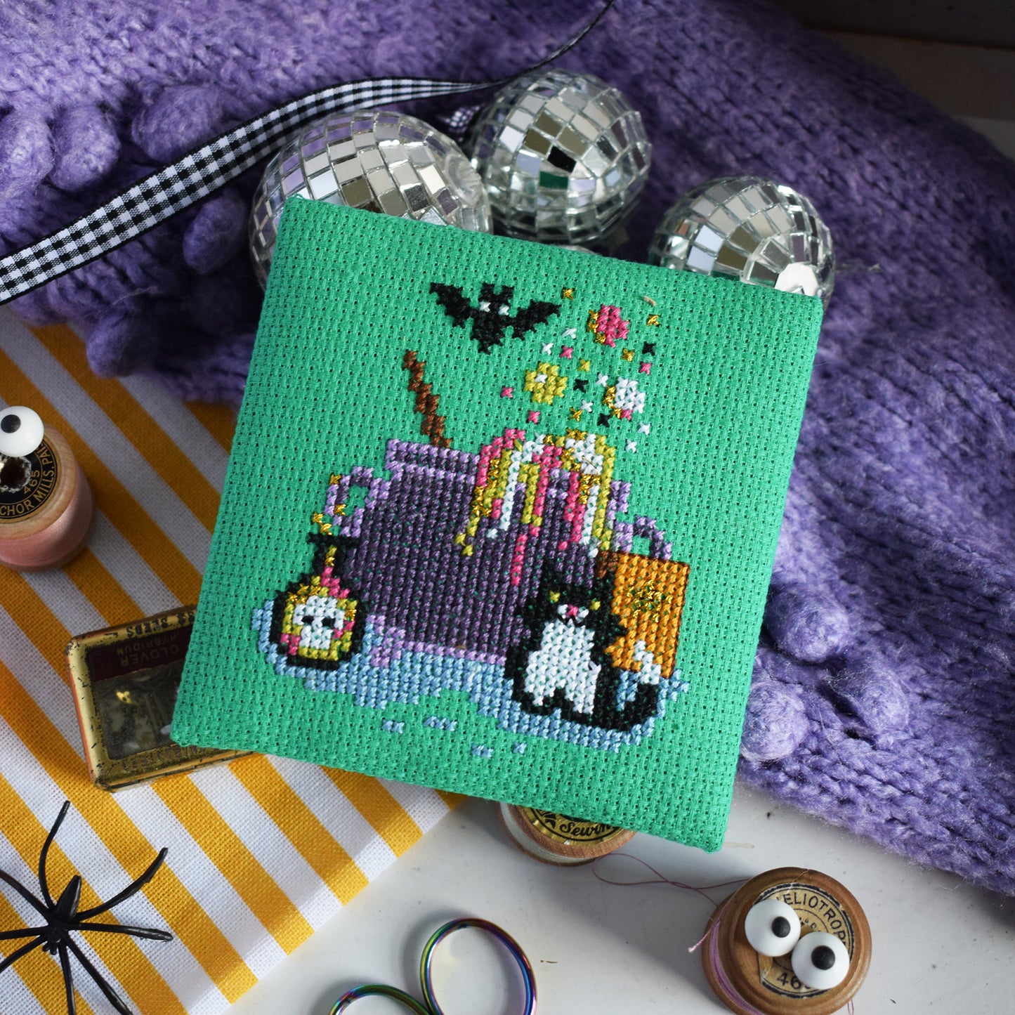 'Hocus Pocus' Mini Cross Stitch Kit