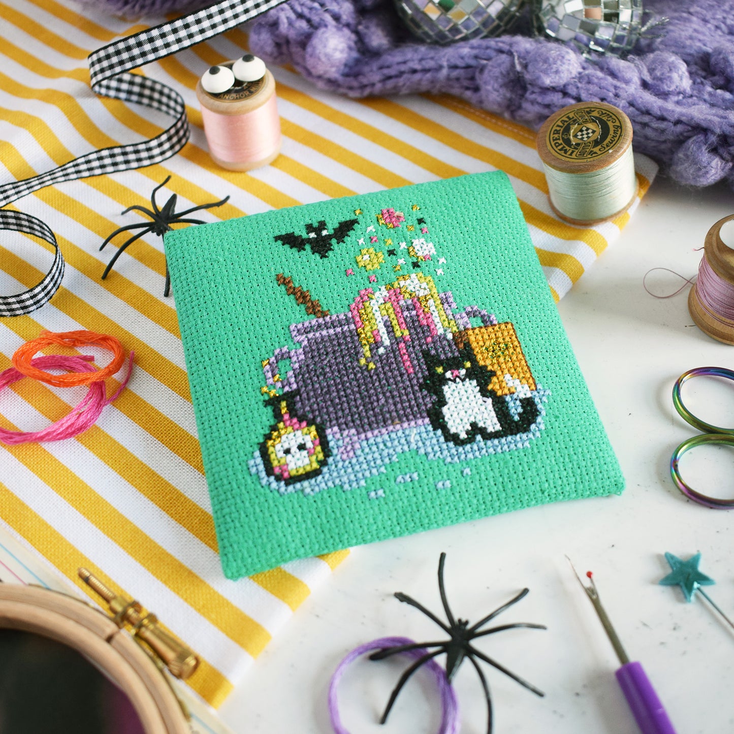 'Hocus Pocus' Mini Cross Stitch Kit